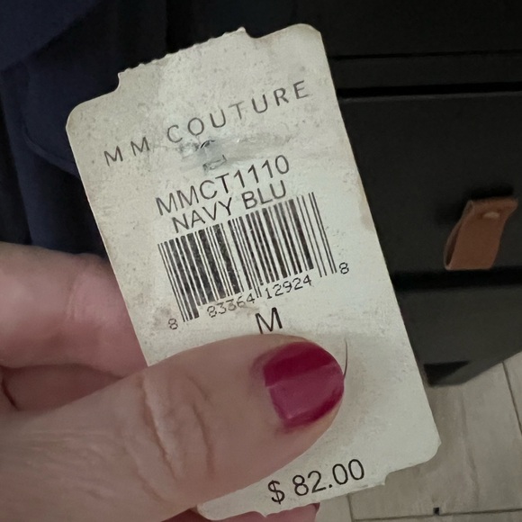 MM Couture one shoulder blouse - Picture 5 of 5